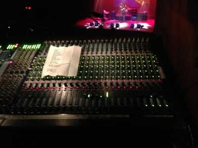 Live Sound with Hammer of the Gods